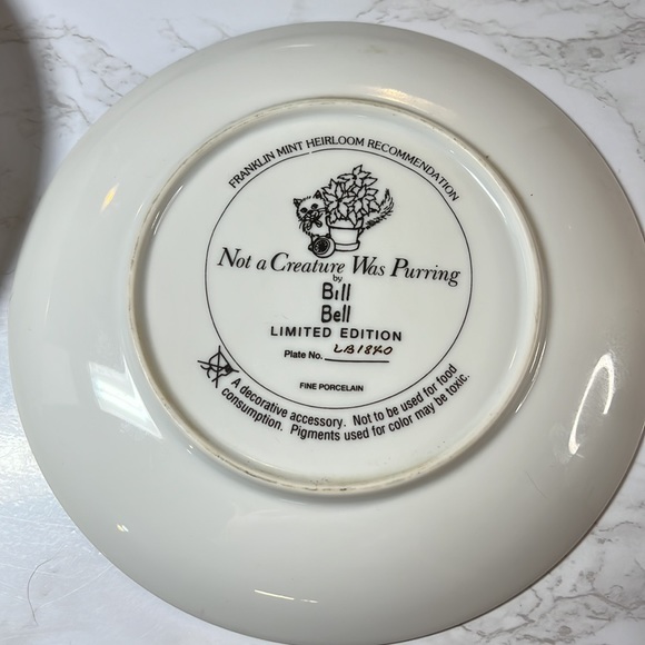 Cat Plates 6 of The Cutest Cat 😻Plates You’ll Ever Find! MeeYoww! Franklin Mint - Picture 7 of 17